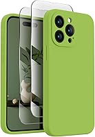 Vista 1 de FireNova Funda diseñada para iPhone 15 Pro Max Case, funda de teléfono de silicona mejorada [protección de cámara] con [2 protectores de pantalla]