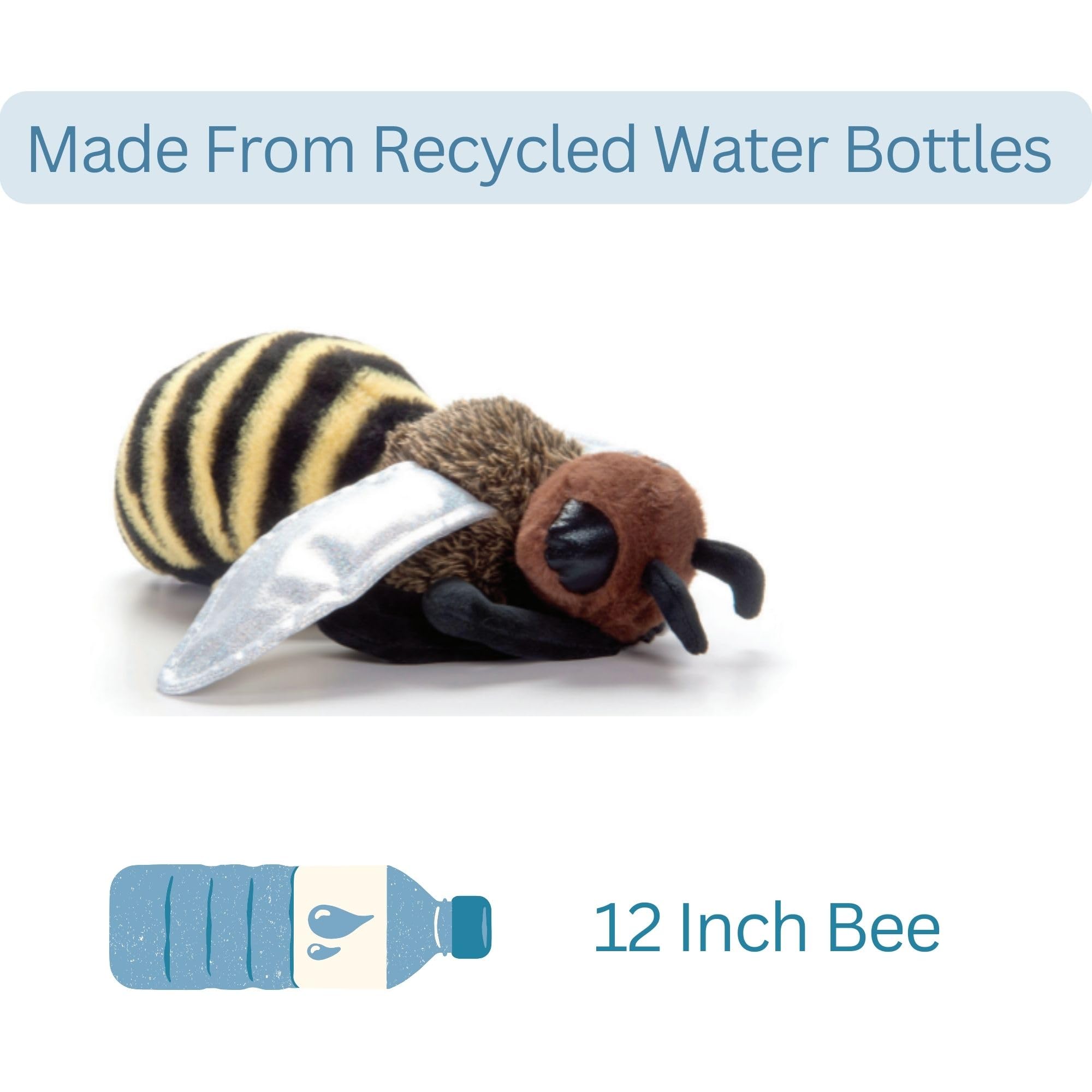 Amazon.com: The Petting Zoo Bee Stuffed Animal Plushie, Gifts for