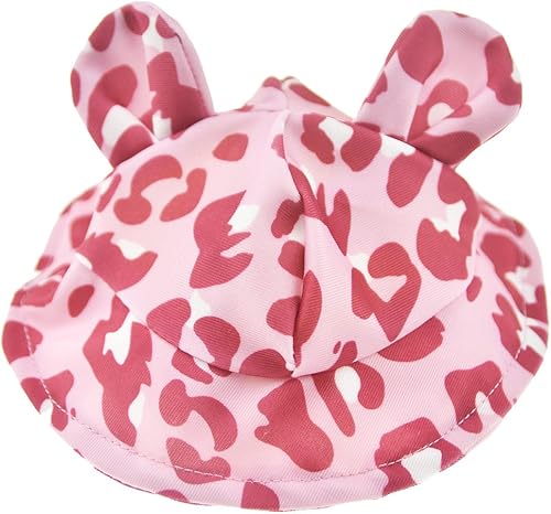 Miniatura 7 de MuYaoPet Bikini de leopardo para perro, traje de baño de playa con sombrero para perro, gorro de natación, traje de baño para cachorro, ropa de