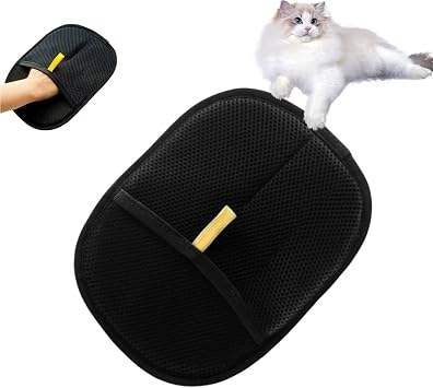 Pet Hair Remover Gloves, 2025 Upgraded Cat Dog Grooming Gloves Pet Hair Remover Electrostatic Gloves, Cat & Dog Reusable Hair Removal Tool for Couch, Furniture, Carpet, Car Seat 1