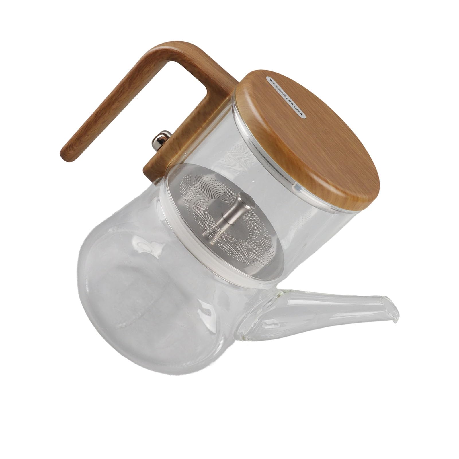 XUMIUZIY Magnetyczny Szklany Czajnik 760ml z Zaparzaczem do Herbaty
