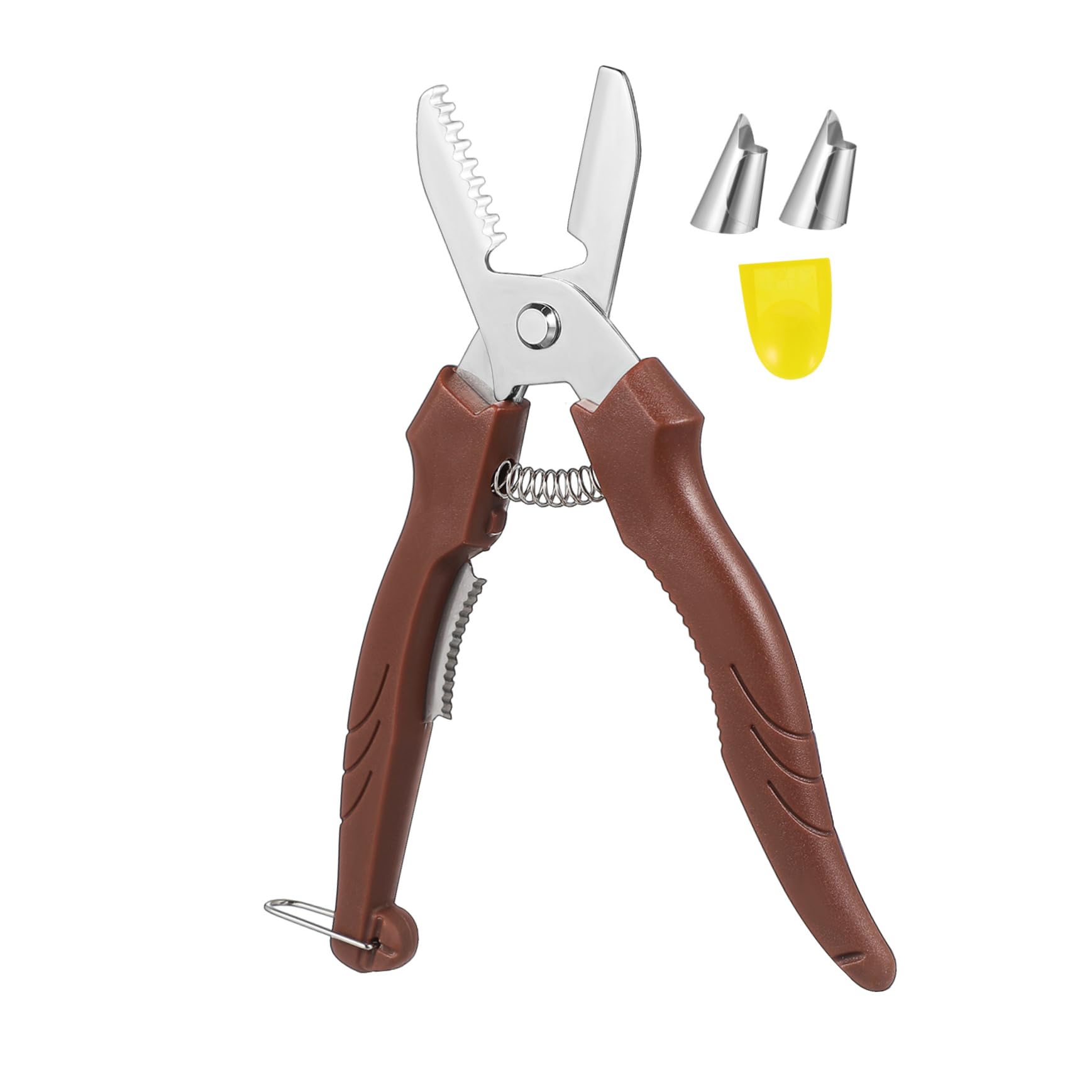 ABOOFAN Chestnut Cutter Tool with Finger Covers Ergonomic Design for Safe and Efficient Nut Cracking Multi Functional Stainless Steel Chestnut Walnut and Hazelnut Opener