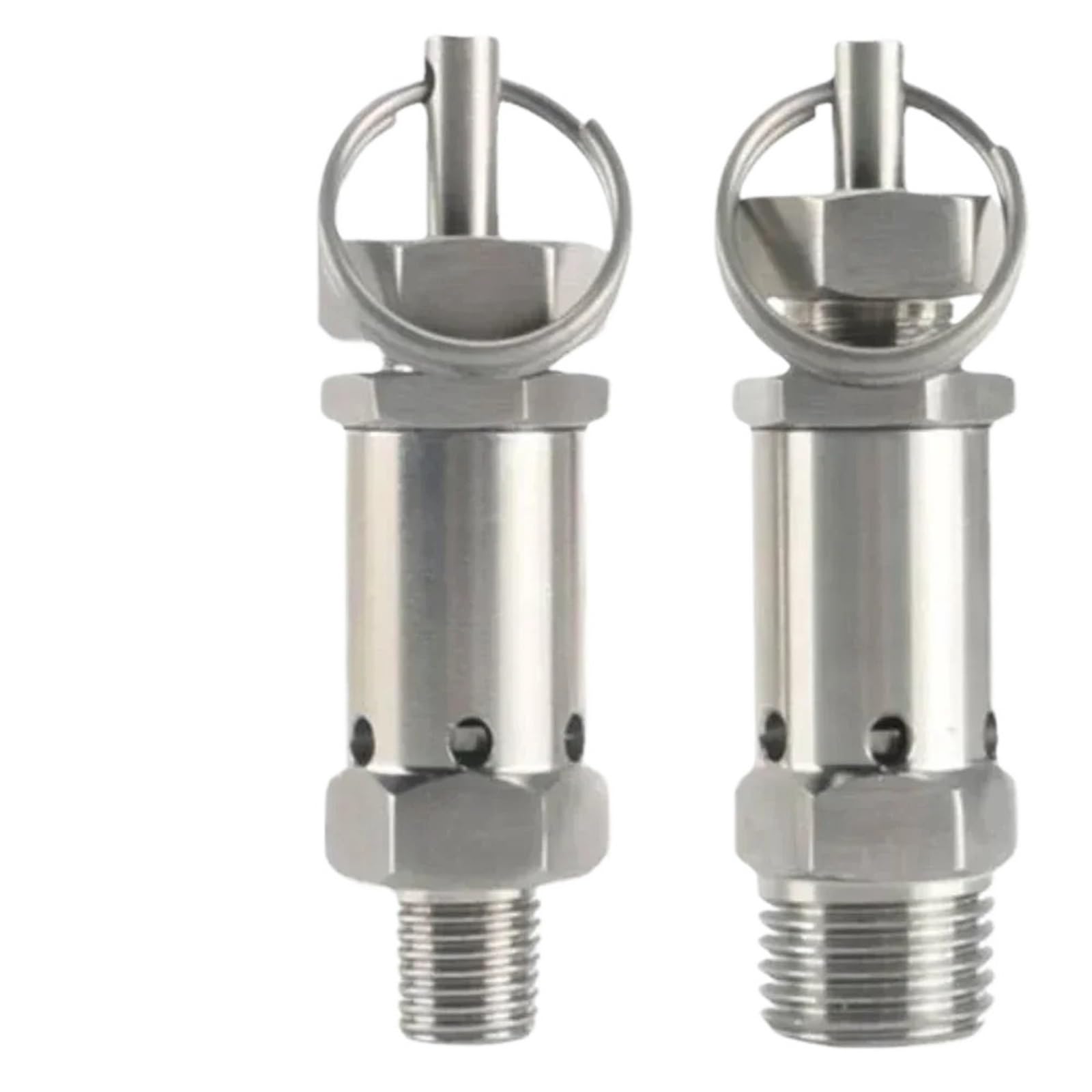 Mdsiokhj Men's 3/8 Safety Relief Valve Bspt Stainless Spring Safety Valve