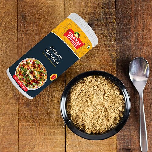 Image of Chokhi Dhani Chaat Masala 100g | Chatpata Tangy Spice Mix | Authentic Indian Seasoning Powder for Fruits, Salads & Snacks | Street Style Flavour | No Artificial Colours