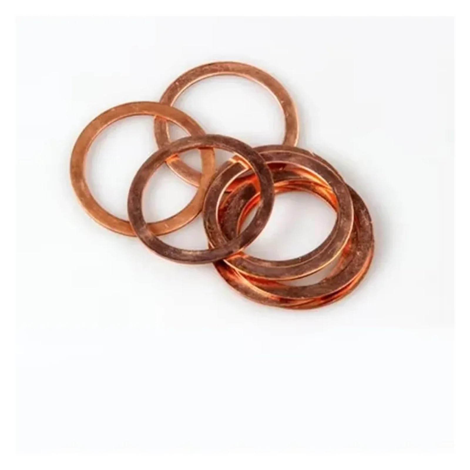 Arandelas de cobre, Paquete de 3 juntas for barco M36, diámetro exterior 43-48mm, espesor 1-3mm