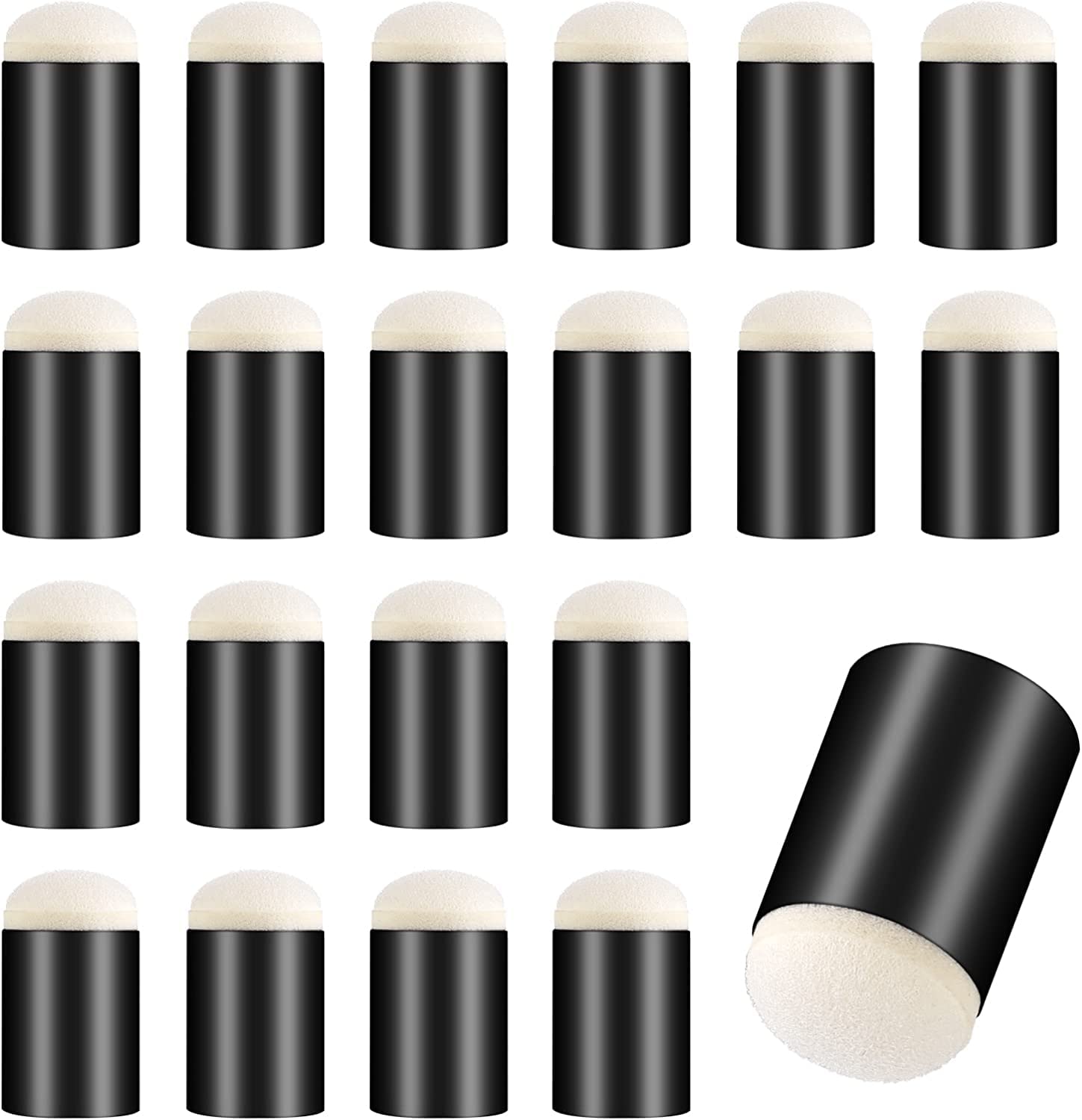 SYOSI 20 Pieces Finger Painting Sponge Set - Perfect for Art Projects, DIY Card Making, and Craft Stamping - Ideal for Kids and Adults