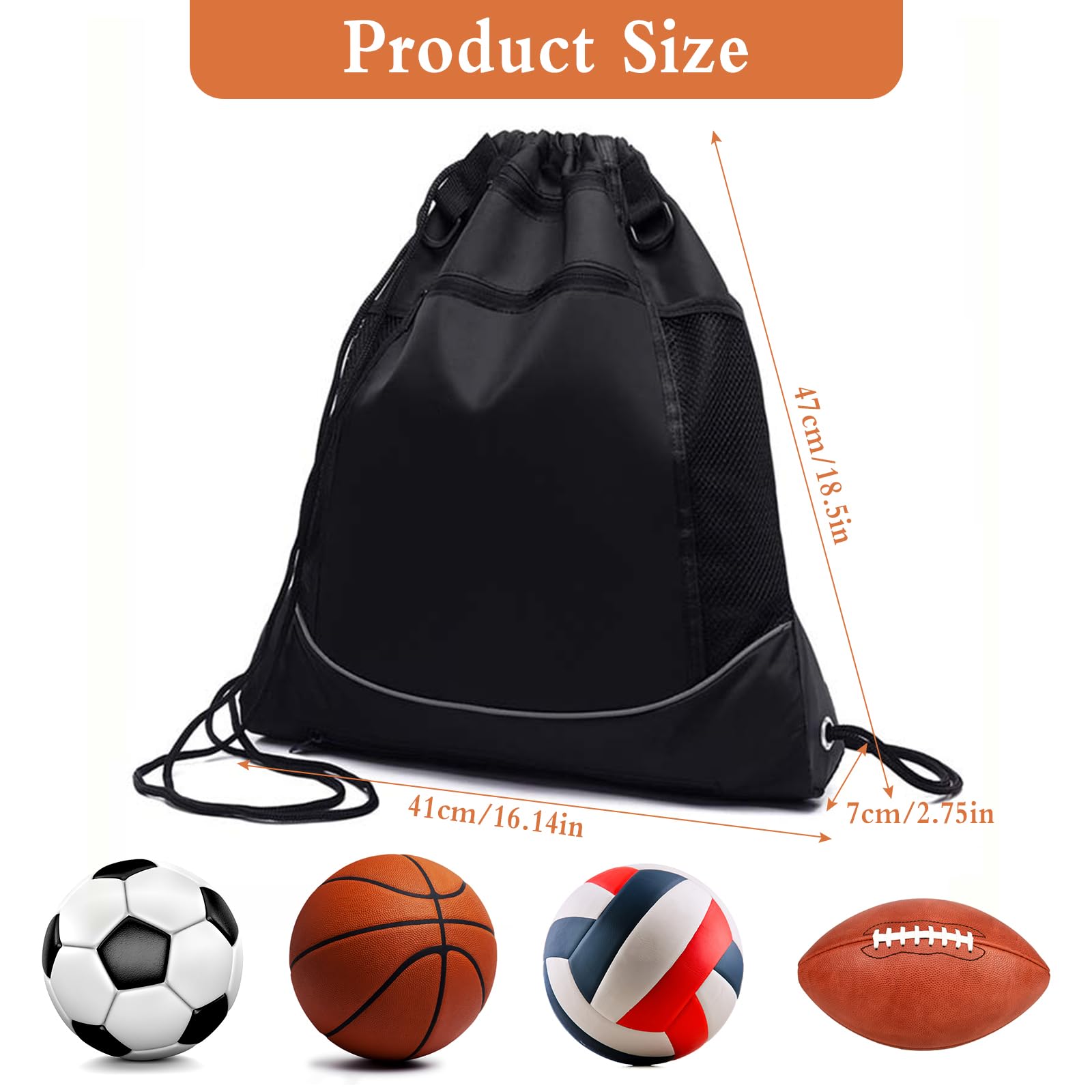 Mochila Baloncesto y Fútbol con Zapatillero para Hombre