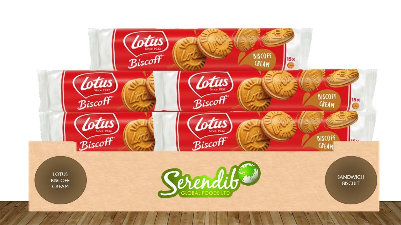 Buy Lotus Biscoff Sandwich Biscoff Cream 150g Pack of 5 Suitable