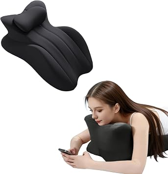 Sweet Spot Pillow, 27 Angle Perfect Position Couples Pillow, Wedge Memory Foam Butt Cushion, Provides Waist and Neck Support, for All Postures Black