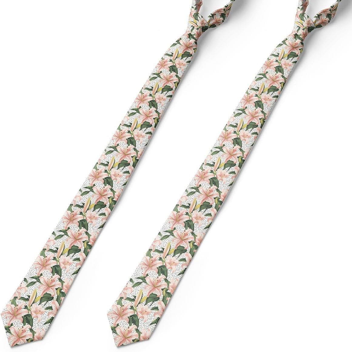 Homewish Flowers Men's Tie Funny Novelty Necktie for Party Wedding Holiday