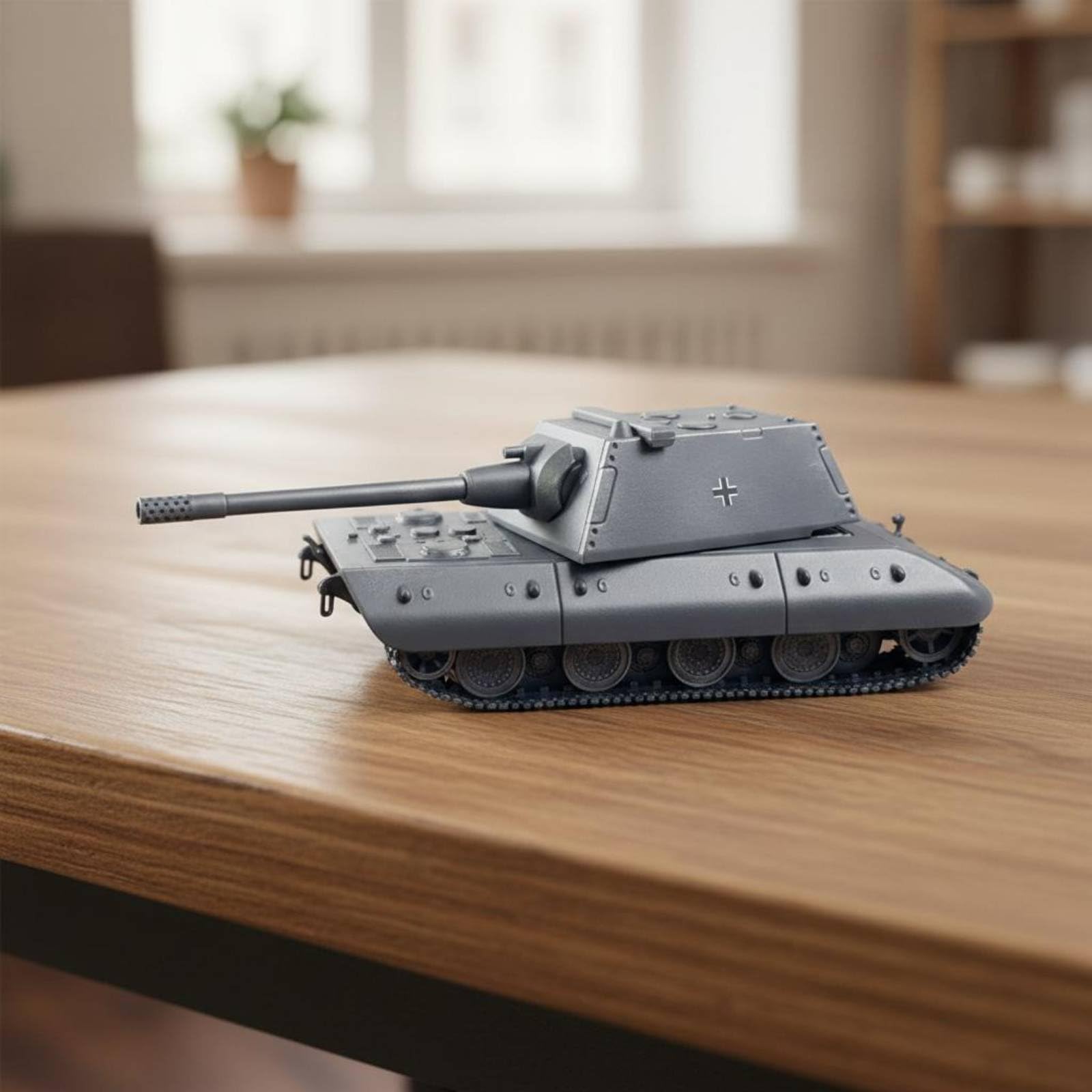 Modellino Pressofuso Del Carro Armato Heavy Tank Model Torretta Girevole Modellino Carro Armato 1:72 Dettagli con Dettagli Collezionisti, Scrivania, style to 1