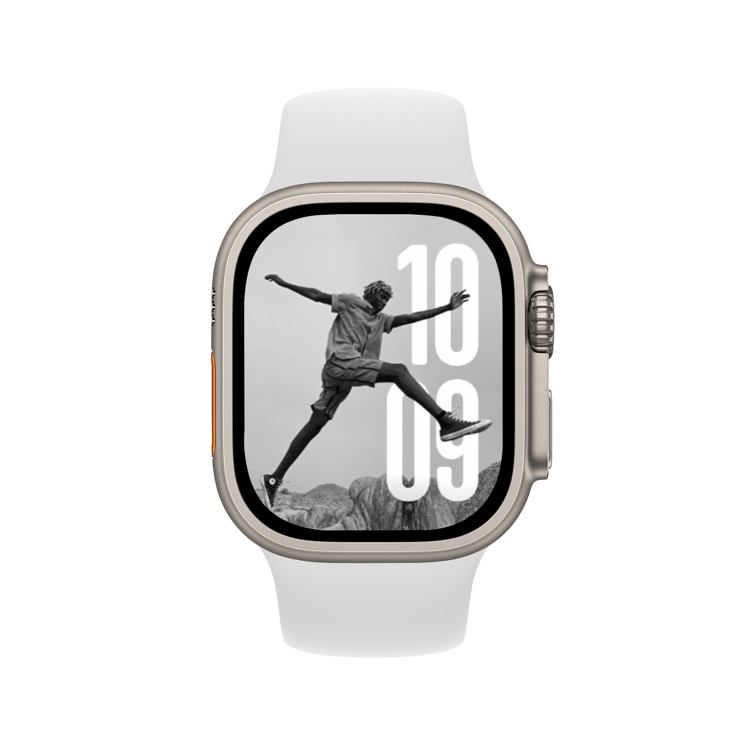 DONEGANI SB per Cinturino Apple Watch 40mm 44 mm 46mm 42mm 45mm 41mm 38mm 49mm Se Ultra 2 Serie 10 9 8 7 6 5 4 3 Band Bracciale Sport Silicone, Bianco