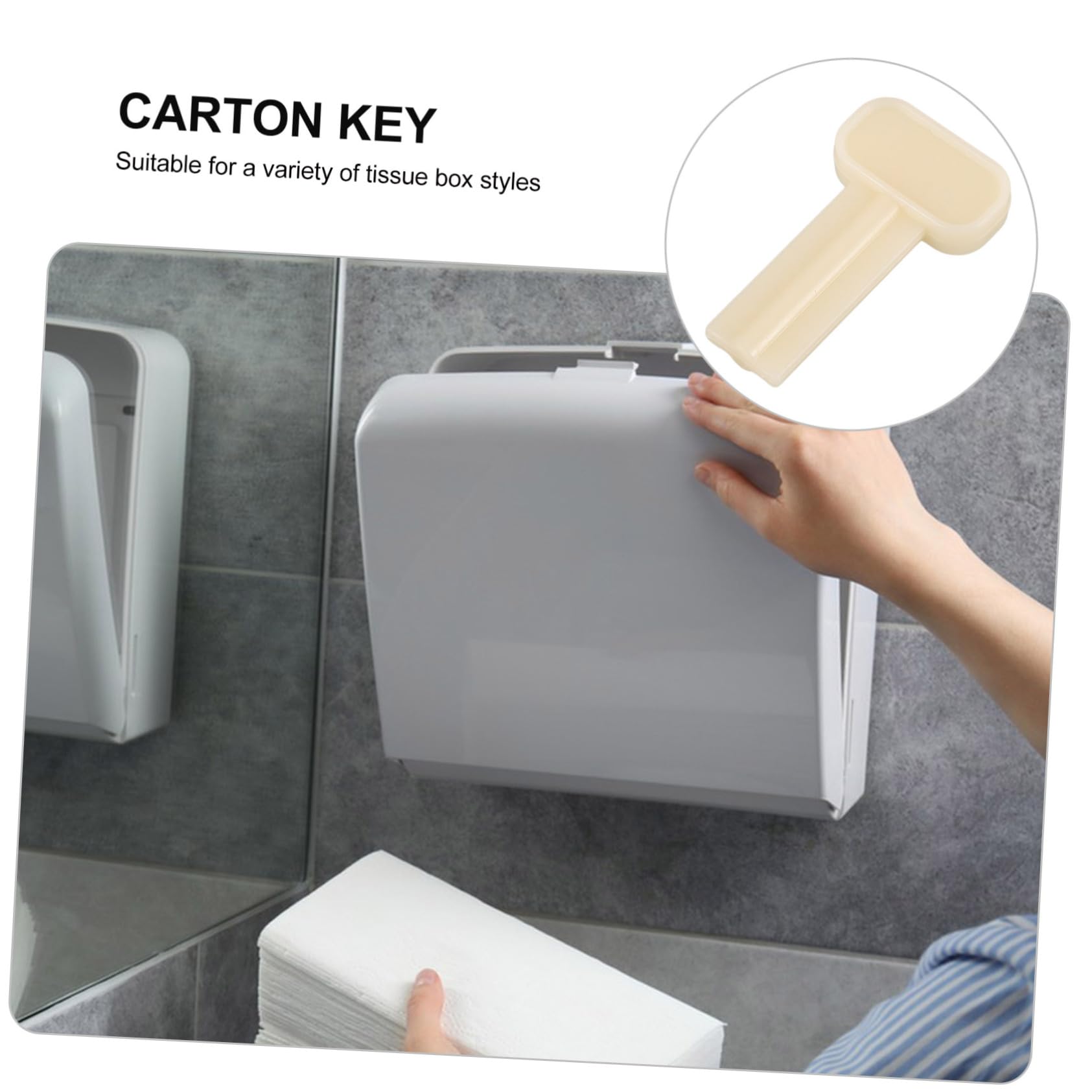 ERINGOGO Toilettenpapierspender-Schlüssel – Robu Produktbild-Vorschau 3
