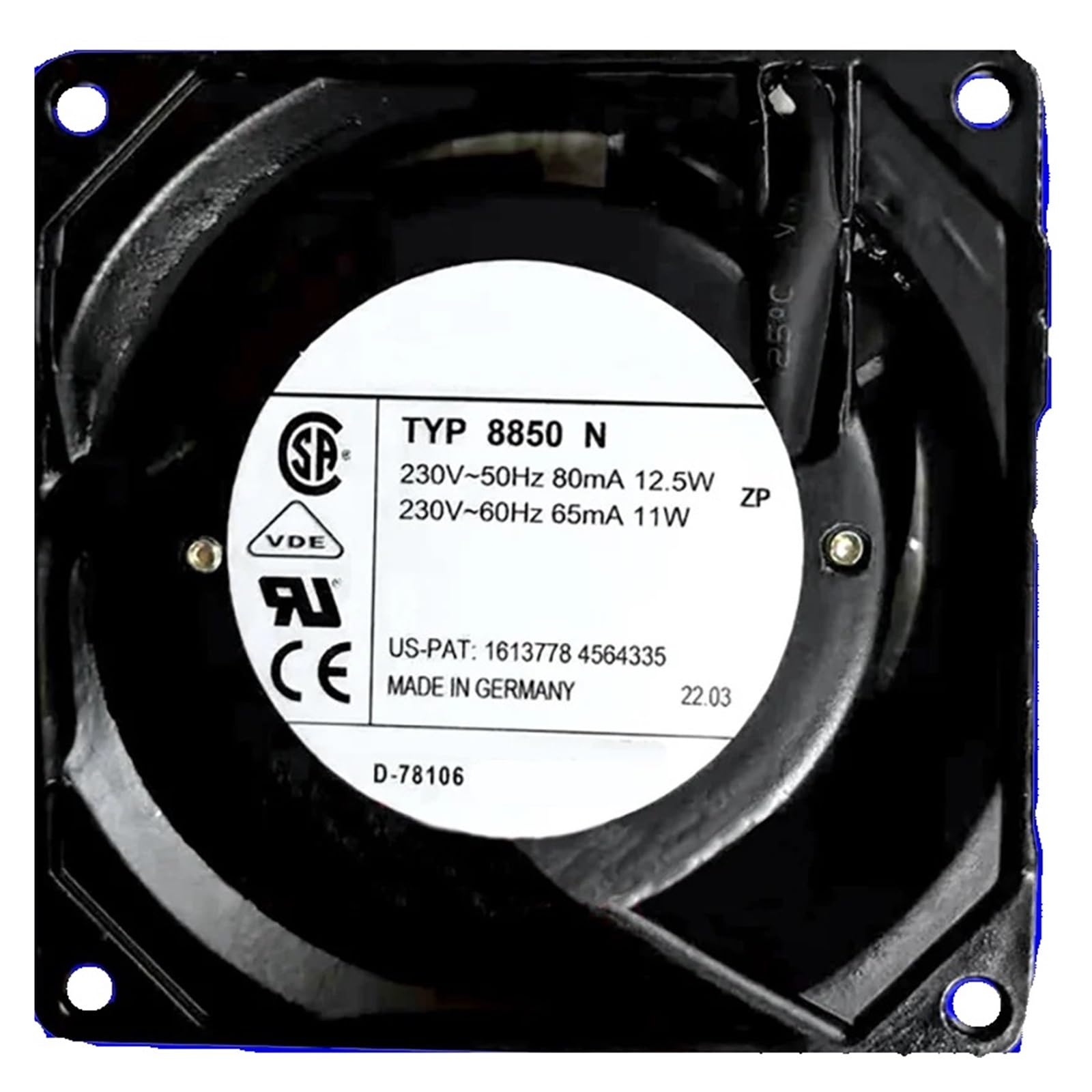 CLEUFWKO TYP8850N 8850N 230VAC TYP8880N 8880N 8038 80 * 80 * 38 mm Cooling fan(8880N)