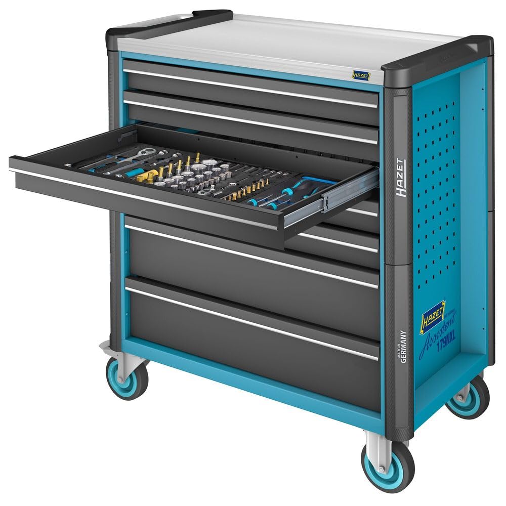 Amazon.com: Hazet 179NXL-8/440 Workshop Trolley with Assortment