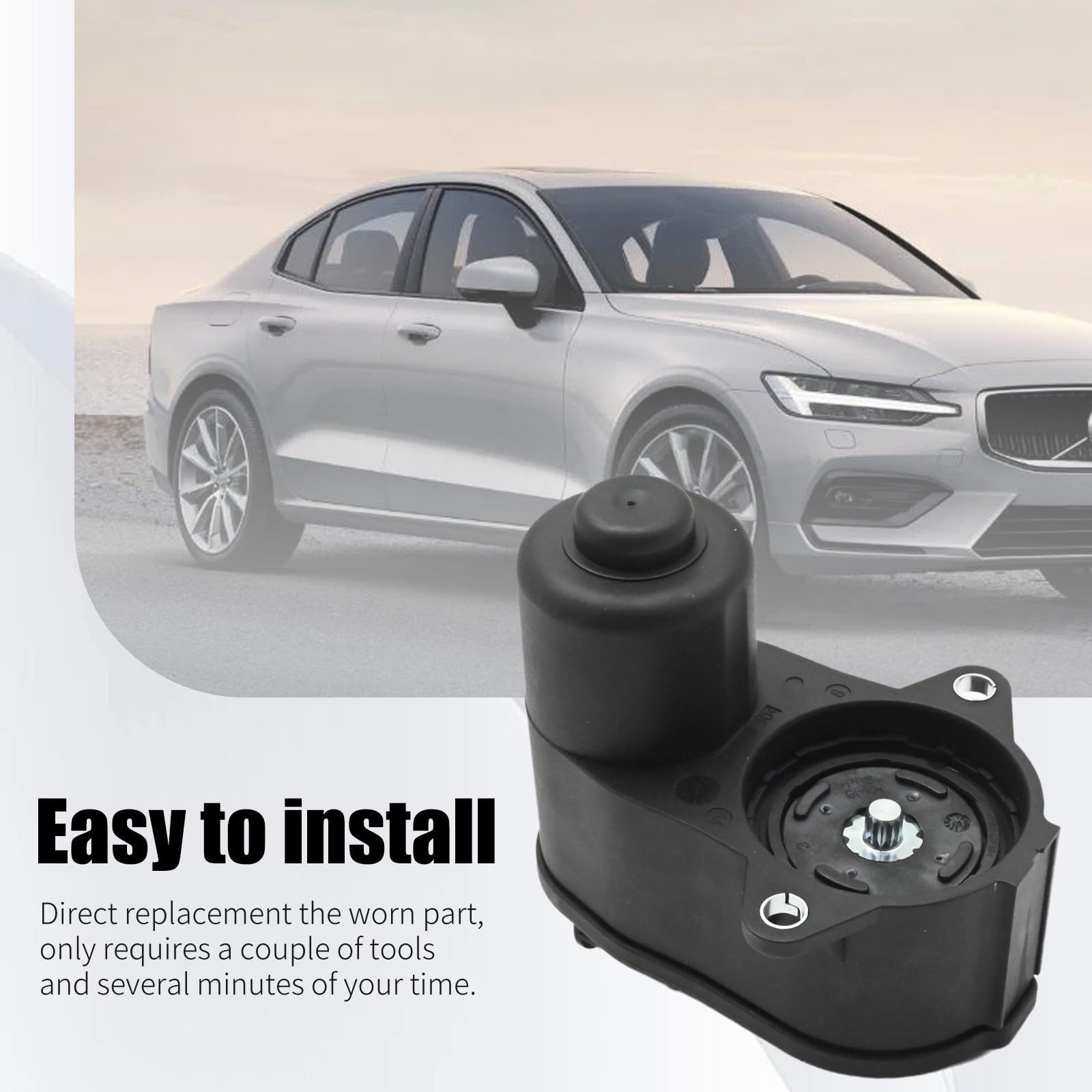 Hoypeyfiy 31262415 Sostituzione attuatore freno di stazionamento posteriore per Volvo S60, Ricambio per Volvo S60 Cross Country, Sostituzione per Volvo S80, Sostituisce 31262415
