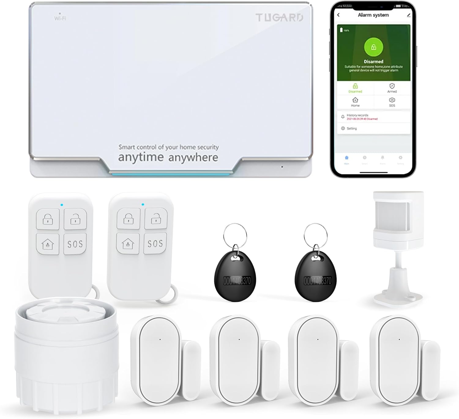 WiFi Home Alarm Security System,Wireless...