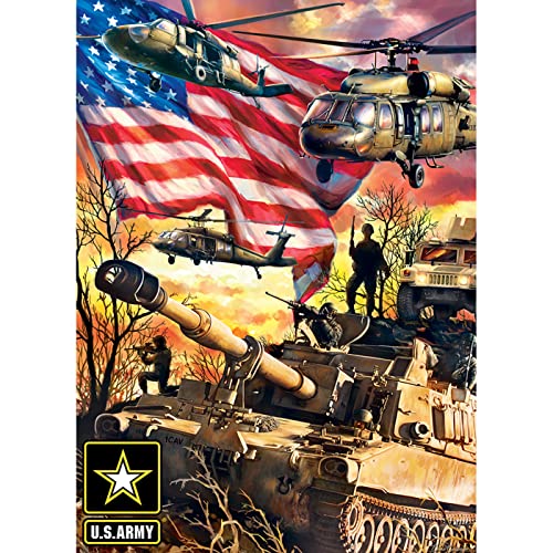 Rompecabezas MasterPieces US Army Firepower de 1000 piezas – Arte vibrante y piezas duraderas – Actividad familiar, desafío mental y entretenimiento educativo para adolescentes o adultos miniatura 2