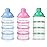 Accmor Formula Dispenser On The Go, 4 Compartments Stackable Formula Container for Travel, Baby Milk Powder Kids Snack Container, BPA Free