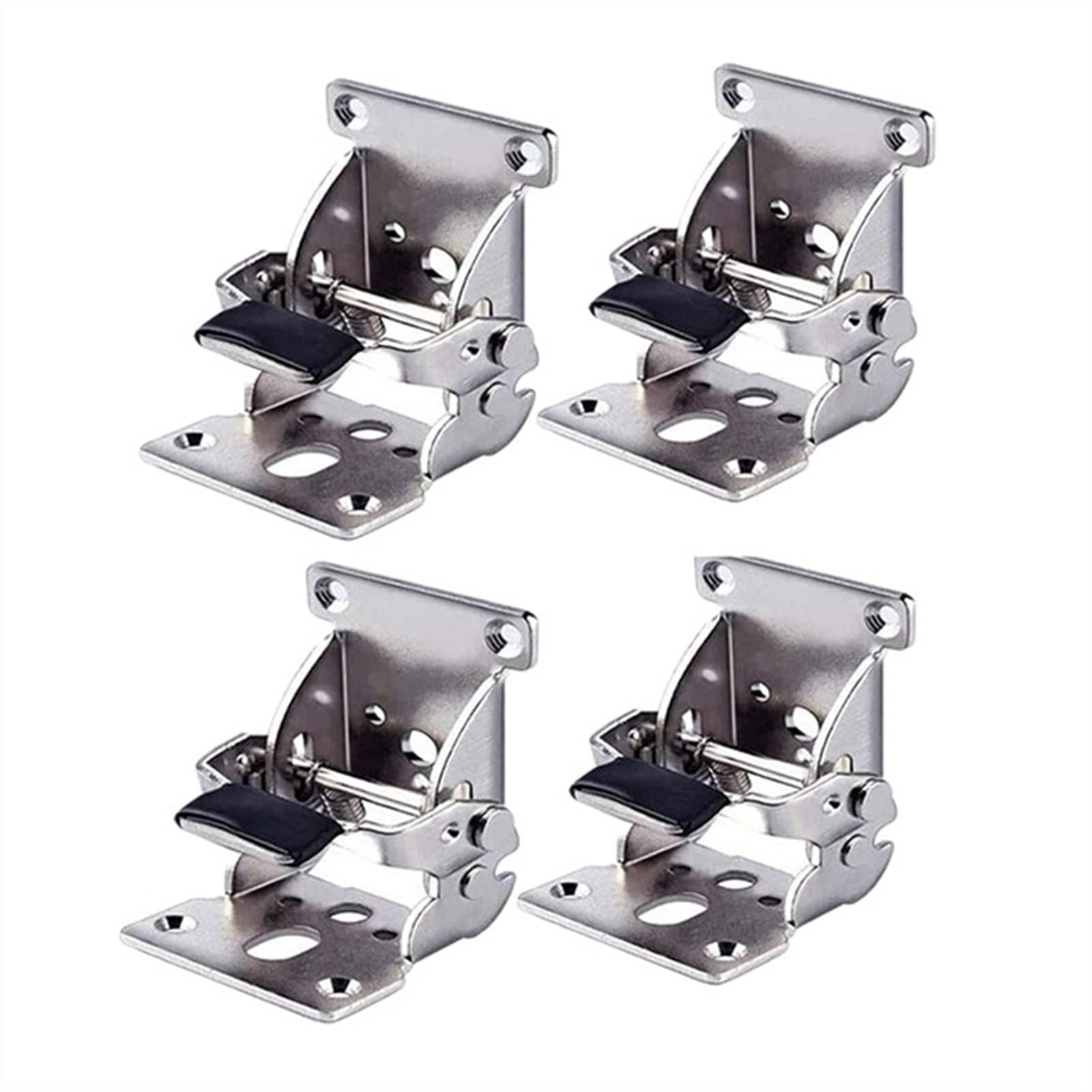 4 Pieces of Foldable Brackets, Self-Locking Hinge Brackets, Used for Folding Tables, Folding Beds, Etc.