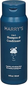 Harry's 2 in 1 Shampoo and Conditioner, 14 oz Bottles x 2