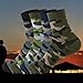 DMMWCX Sock 5 Pairs Of Men'S Socks Camouflage Compression Mid-Calf Socks For Everyday Wear-Green1-5 Pairs