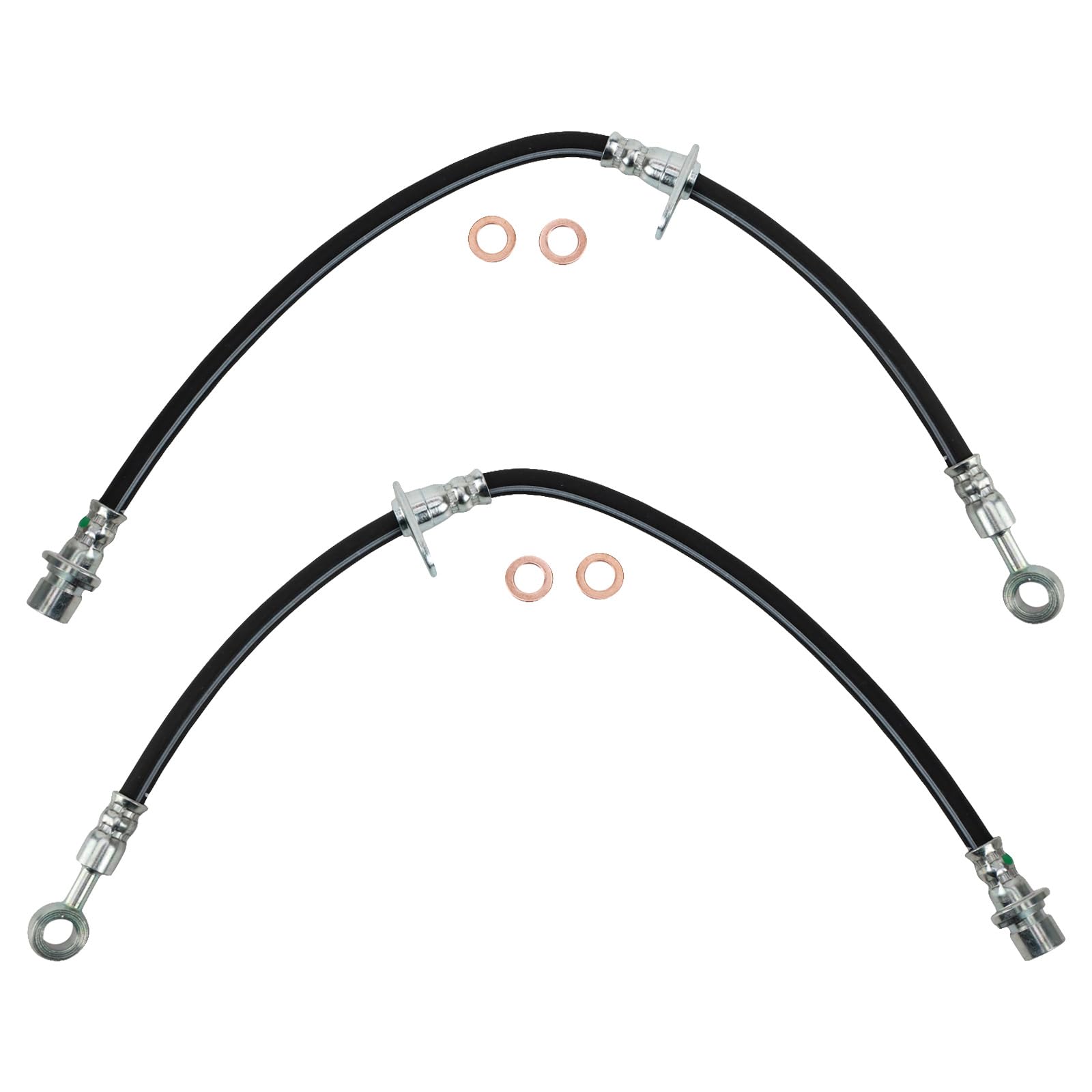 TRQ Front Brake Hose Set