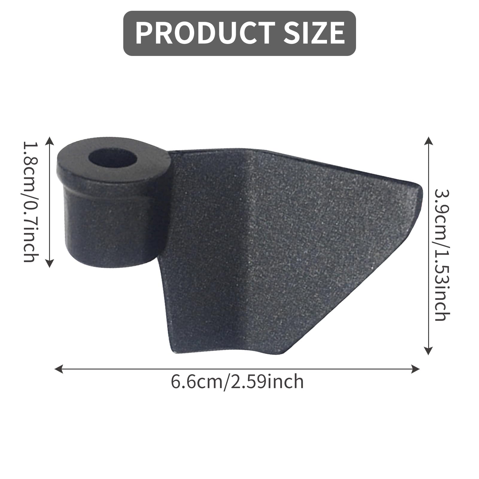 Paletta Impasto Universale In Acciaio Inox Per Macchina Del Pane, Antiaderente, Sostituisce Il Ricambio Originale, Dimensioni 65x38 Mm, Nera - 4