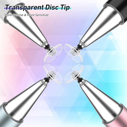 Miniatura 7 de Lápiz capacitivo para pantalla táctil, paquete de 4 lápices capacitivos universales para iPad proiPhonetabletas Android y todas las pantallas