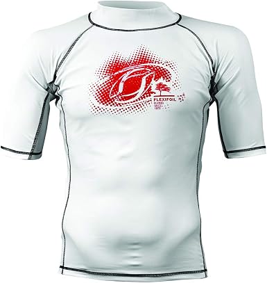 Camiseta de lycra térmica, manga corta para hombre ideal para natación,  buceo, kitesurf y surf, color blanca Blanco blanco Medium : Amazon.es: Moda