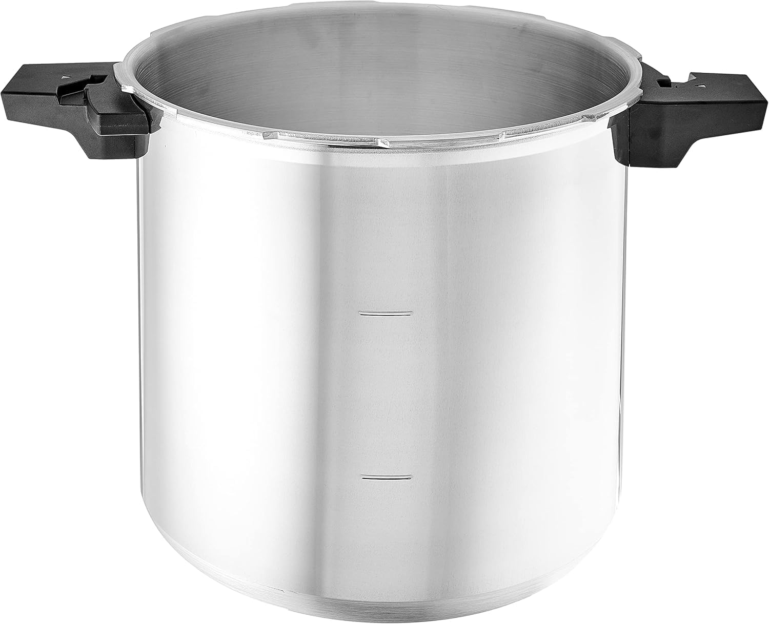 Pressure Canner, Polished Aluminum 5/10 / 15-PSI Canner Cookware, Plexon, 22-Quart, Silver