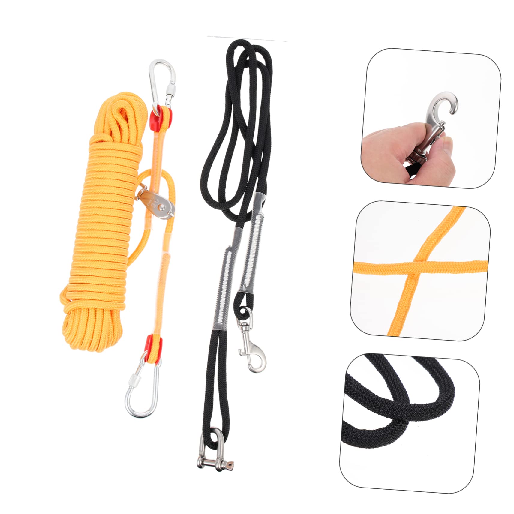 Cable De Amarre para Perros De Nylon Cadena para Pasear Cachorros Al Aire Accesorio De Acampada para Camping y Excursiones