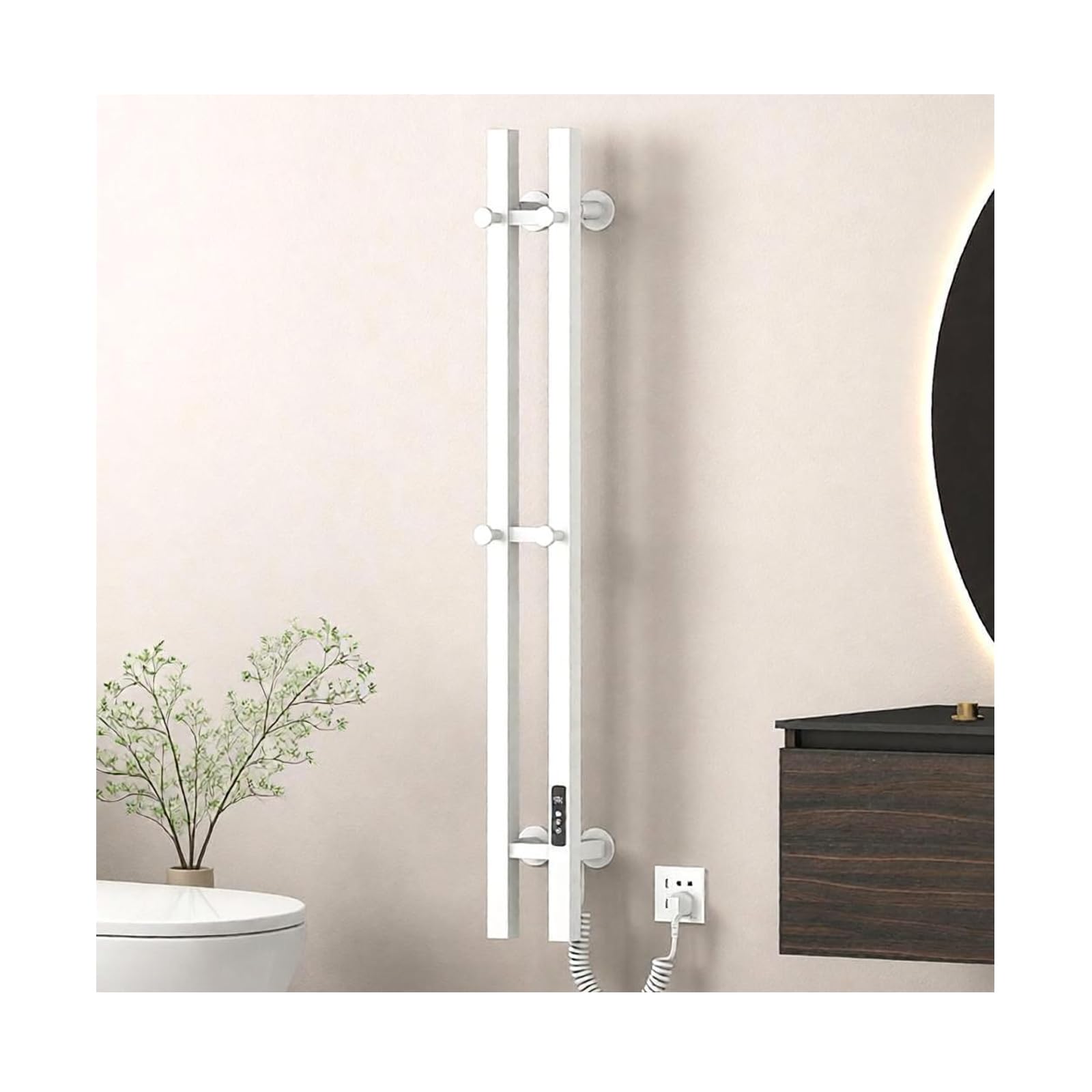 Scaldasalviette Elettrico da Parete Termoarredo Elettrico Bagno
