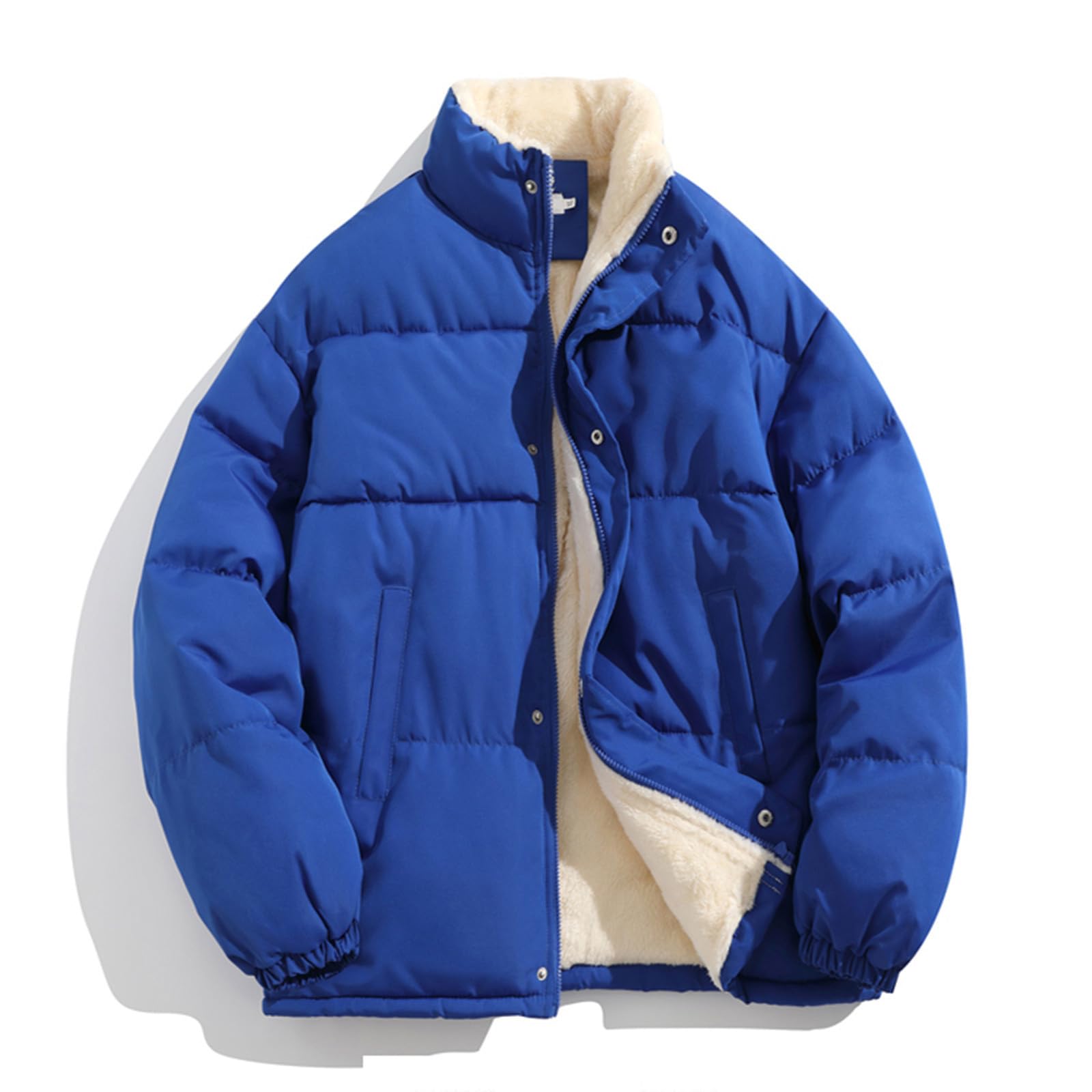 TYUIOP Giacca Trekking Offerte Lampo Del Giorno Giacca A Vento Uomo Leggera Parka Invernale Da Uomo In Velluto A Coste Con Colletto Alla Coreana Cappotto Imbottito In Cotone Streetwear Spesso Caldo