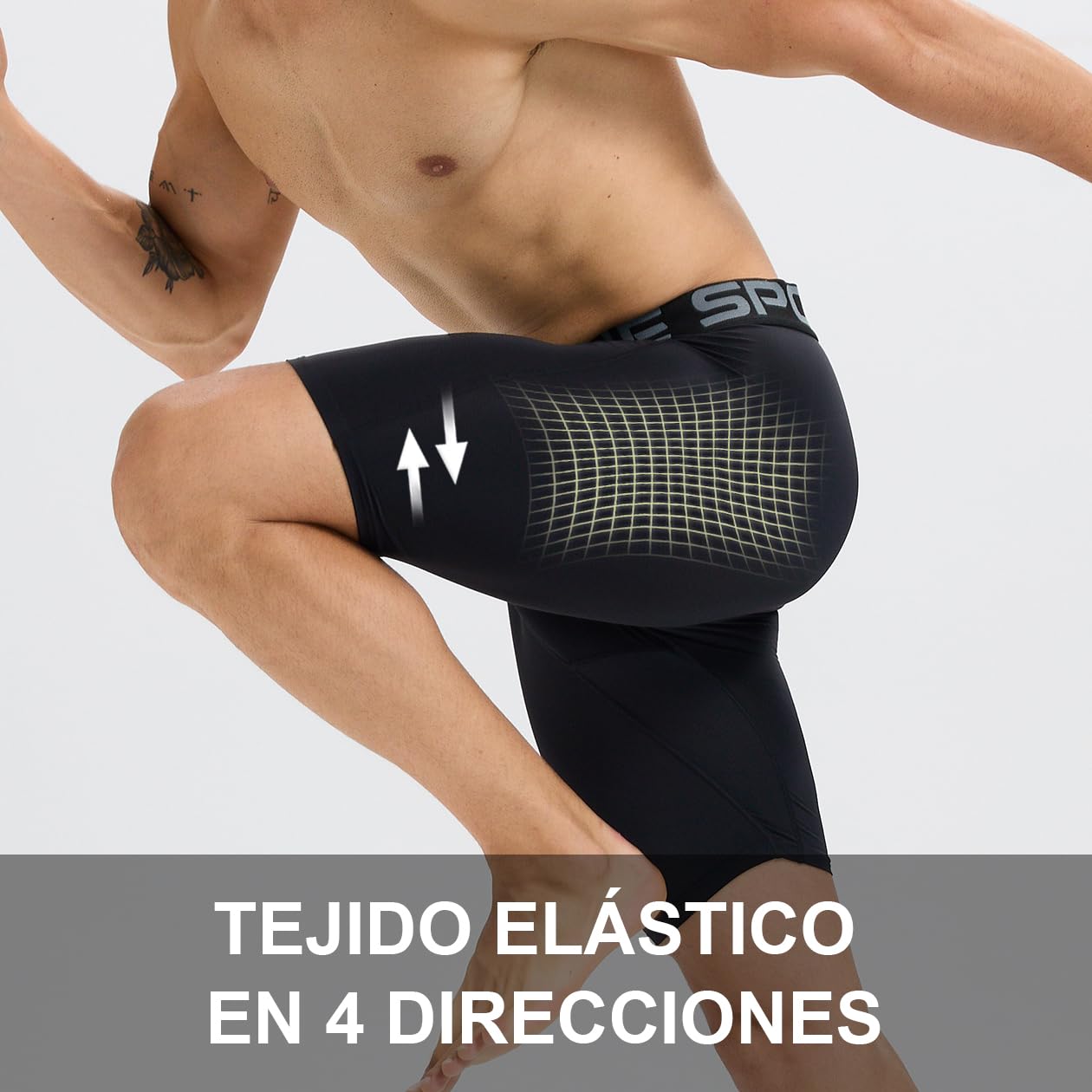 Rane Sports Pantalones Cortos de compresión ultrafinos para Hombre Mallas Deportivas para Correr Ropa Interior de Alto Rendimiento Entrenamiento atlético Capa Base de Licra.