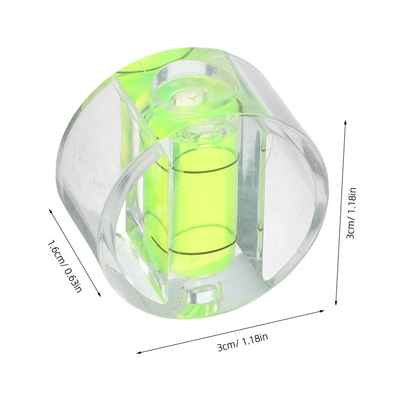 IWOWHERO Precision Camper Level Bubble Leveling Tool Sturdy Acrylic Bubble Level for Outdoor Carpentry