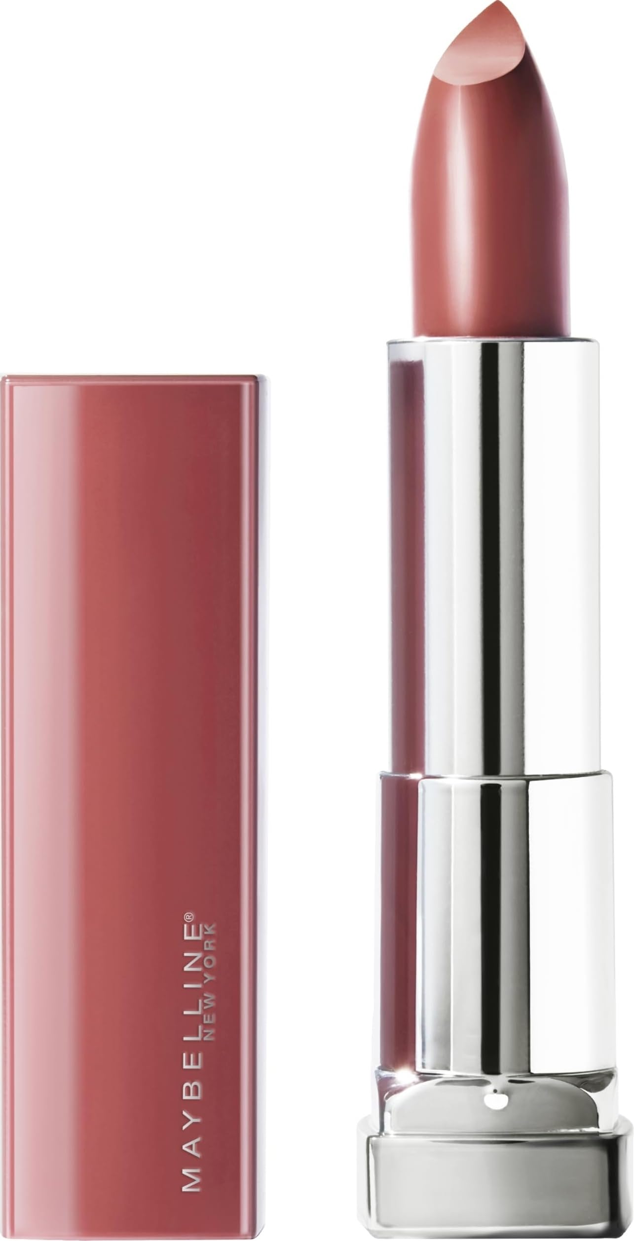 Maybelline Color Sensational Made for All Lipstick, Crisp Lip Color & Hydrating Formula, Mauve For Me, Nude Brown, 1 Count 373 MAUVE FOR ME 0.15 Ounce (Pack of 1)