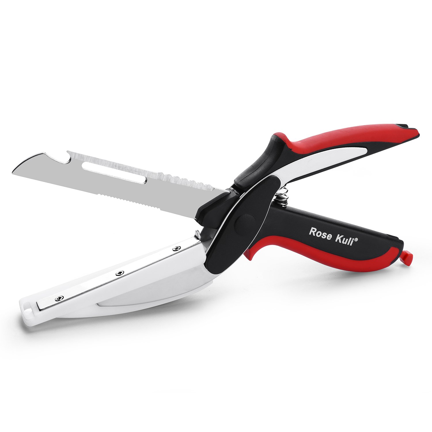 Smart Food Cutters with Cutting Board - Stainless Steel Multipurpose Kitchen Chopper for Foods Salad Veggie BBQ Party