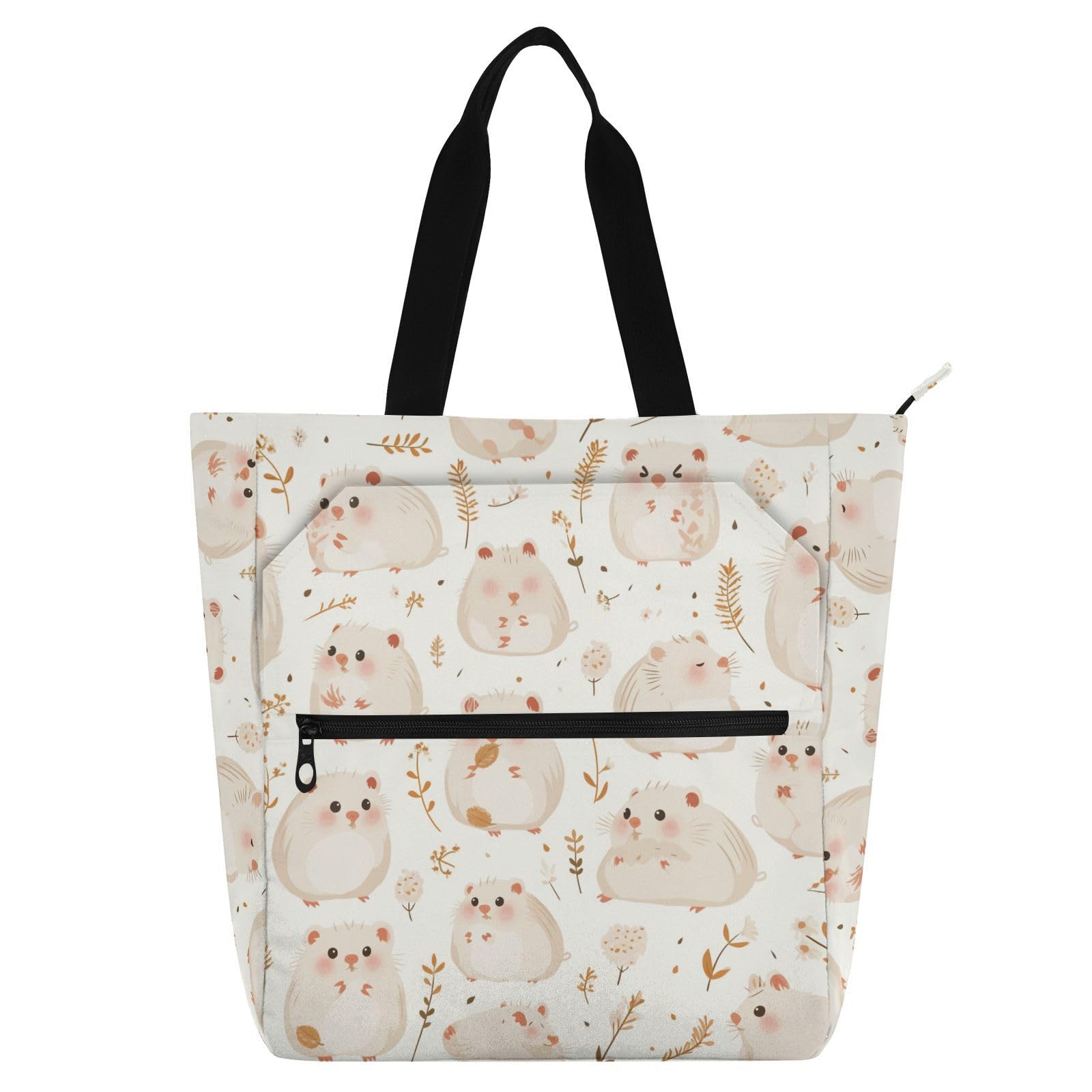 Bolsa de mano resistente al desgarro para llevar libros y compras 8