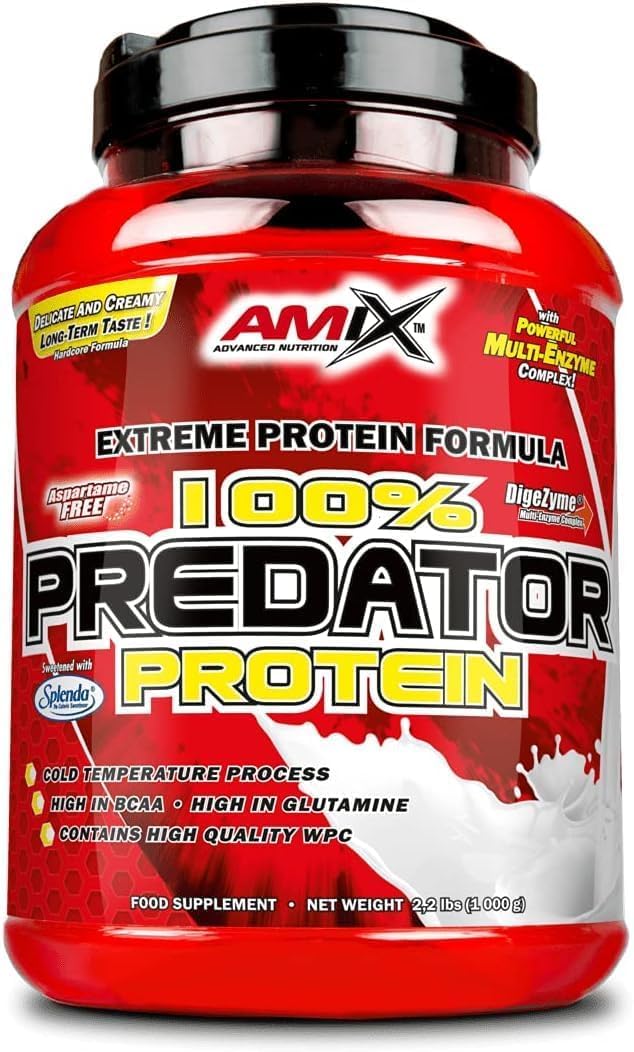 Protéine de lactosérum AMIX Predator Chocolat 1 kg avec BCAA - 6