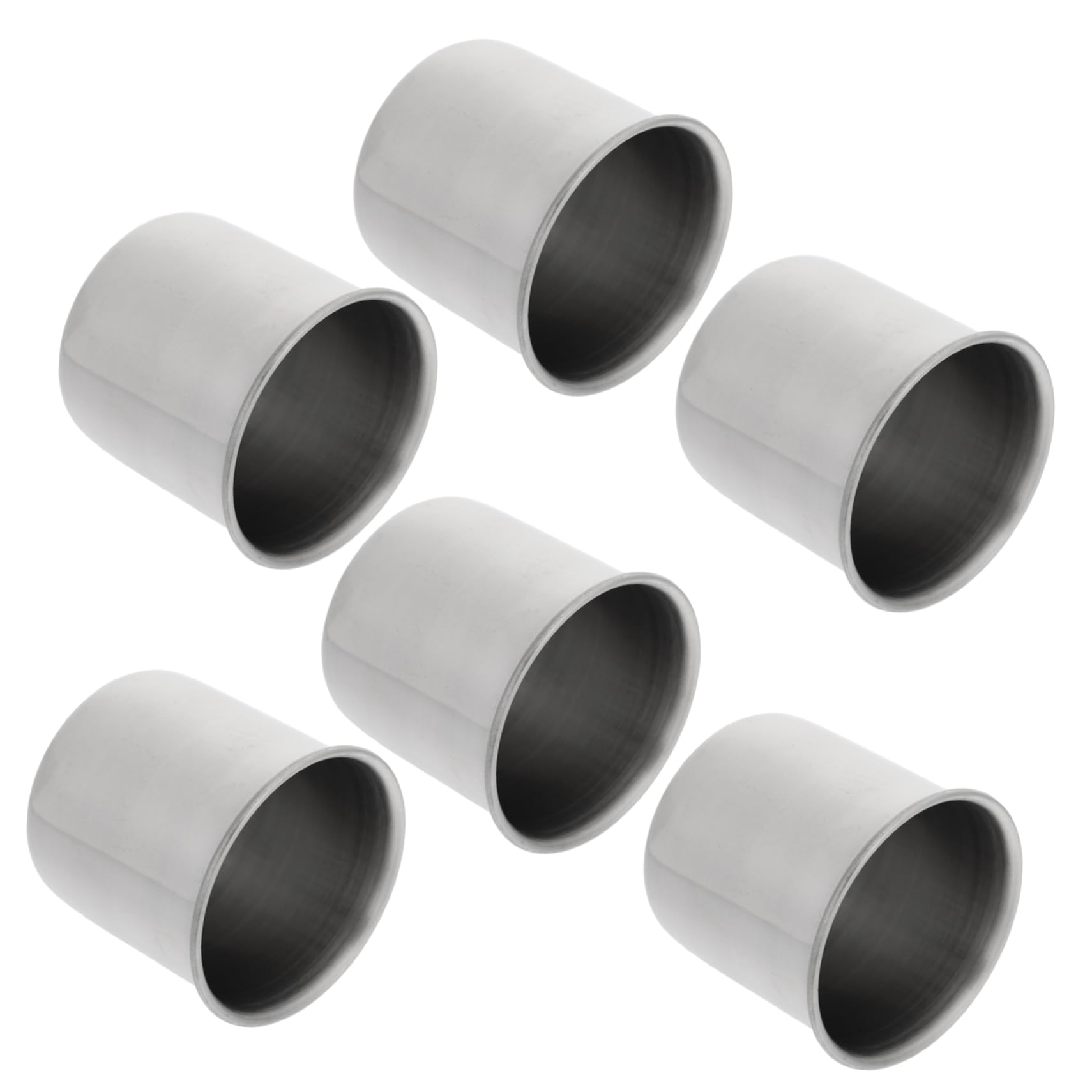 Hemobllo 6 Piezas Taza Medicinal Inoxidable Copa De Recogida De Muestras Medidas Tazas Vaso De Precipitados Vaso Medidor Inoxidable 304 Plata