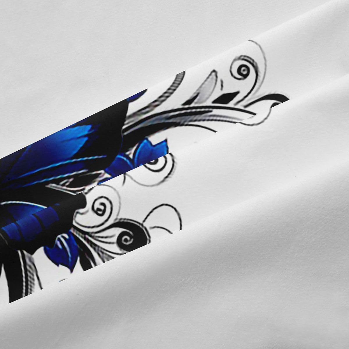 Homewish Set di 2 tende oscuranti a forma di farfalla con diamanti, 132 x 228 cm, 2 pannelli, con stelle scintillanti, colorate, delicate e delicate, tende per finestre con animali da sogno per camera