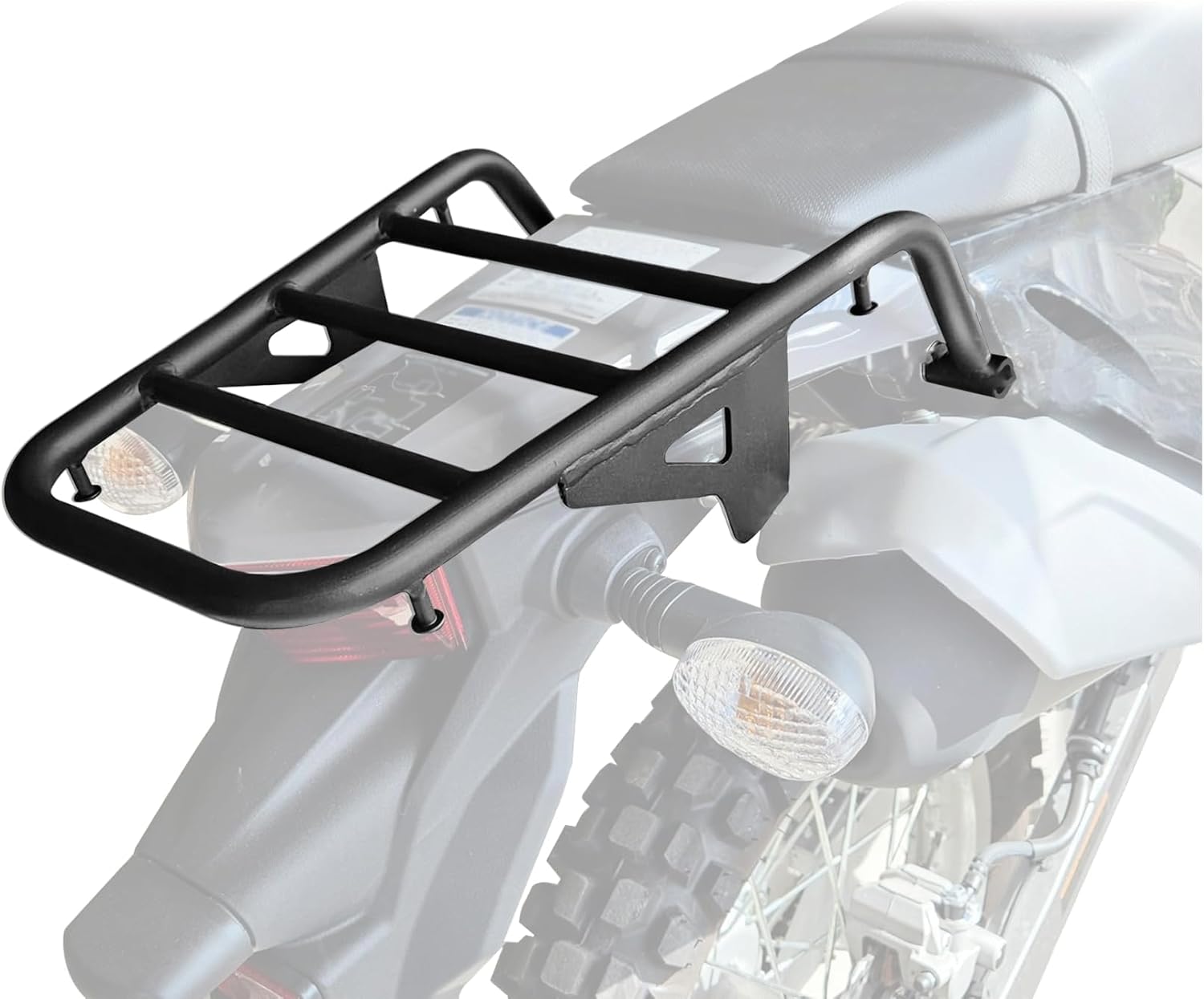 PSLER KLX230 Rear Rack - Motorcycle Cargo Luggage Storage Carrier Racks Shelf KLX 230 Accessories Compatible with KLX230R KLX230S ABS KLX230SE KLX230M 2019 2020 2021 2022 2023 2024 2025