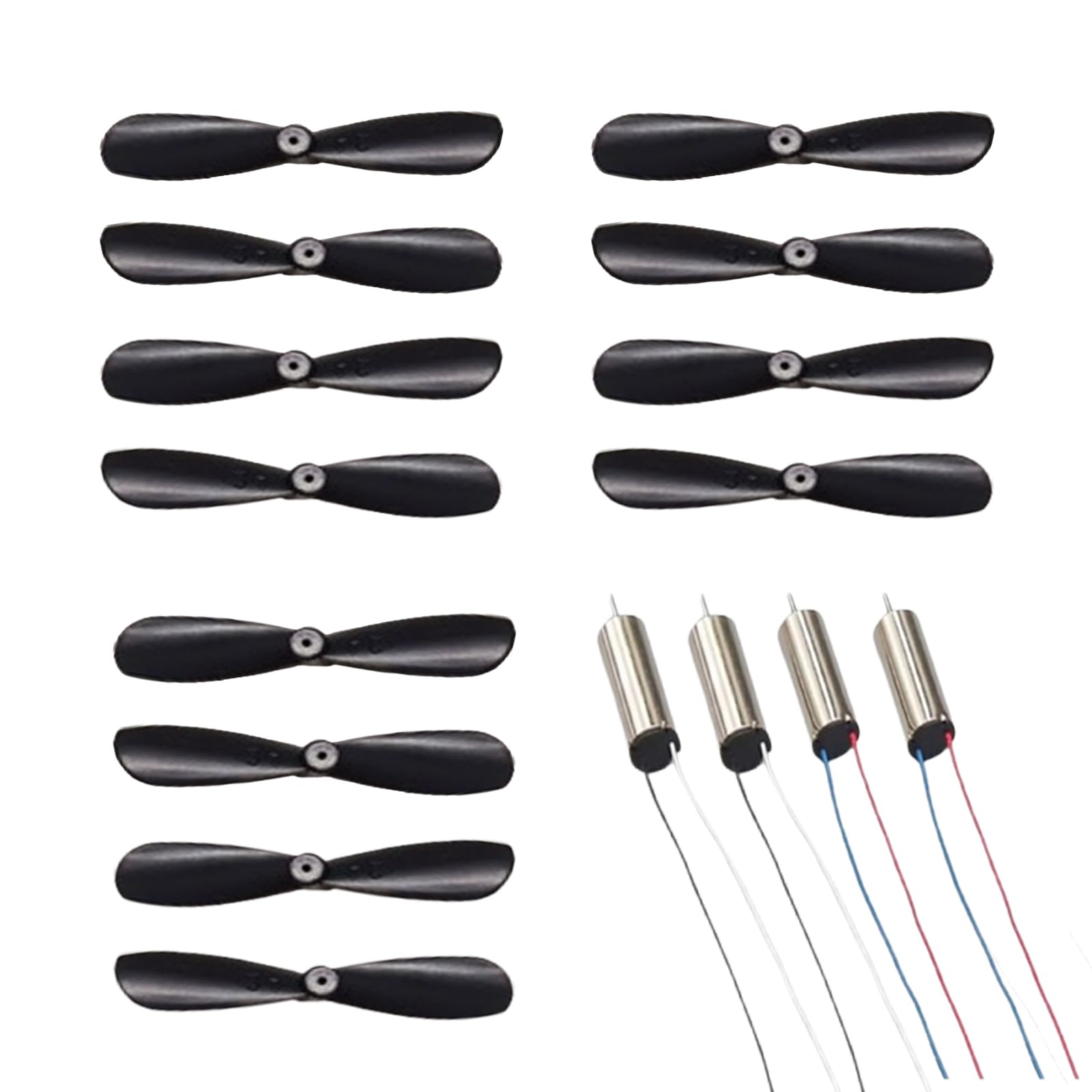 rc Airplane Propeller, Mini Propeller Suitable for Small and Medium UAV, 12 Propeller Props, 4 716 Hollow Cup Motors or 614 Hollow Cup Motors.wurenji (46mm/1.81in?716?)