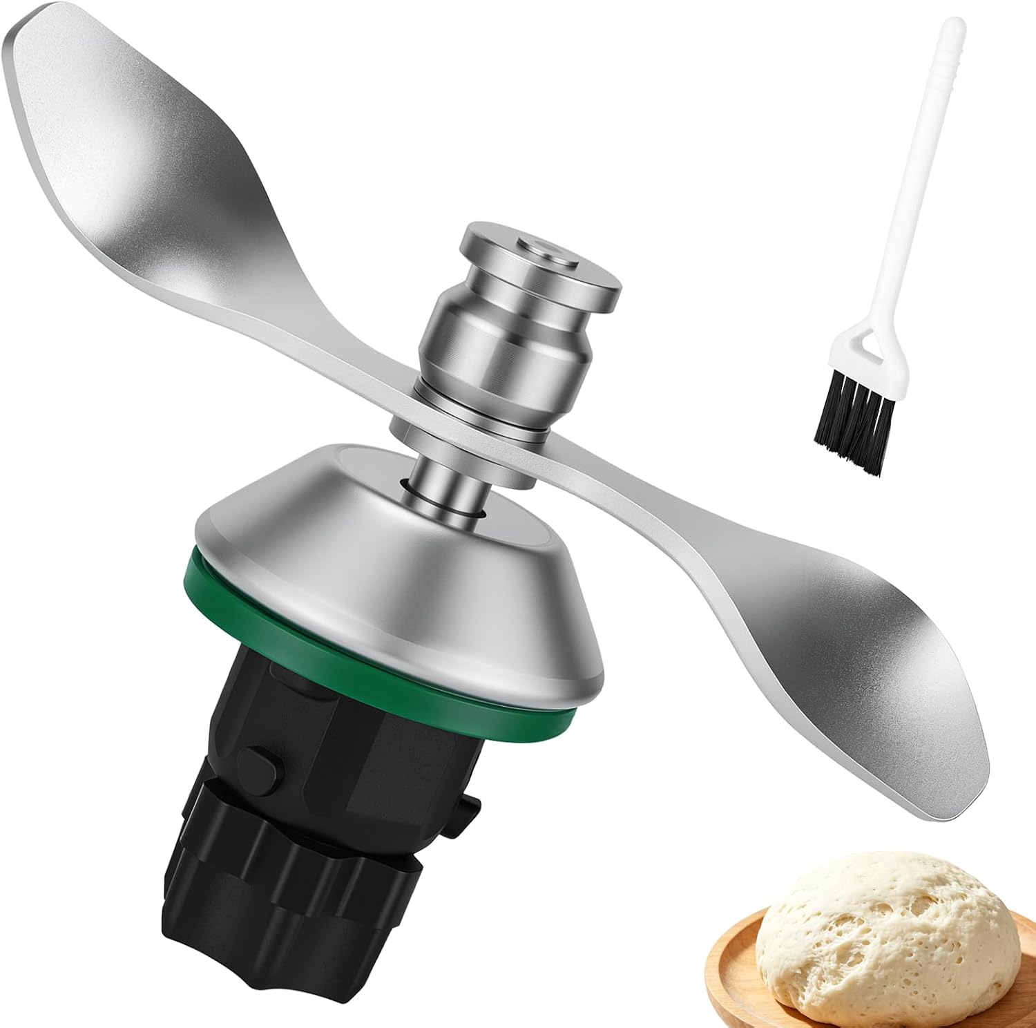 SelfTek Teigmesser f r Thermomix TM7 TM6 TM5 - Edelstahl Teigmesser Ersatz f r Thermomix Sanftes Kneten f r Glutenfreie Teige & Brotbacken Sp lmaschinenfest & BPA-frei Teigmesser ohne Teigr ckst nd