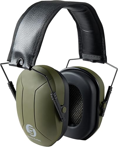 FUYOU Shooting Ear Protection Earmuffs Low Profile Passive Ear Muffs for Hunting Working Studying