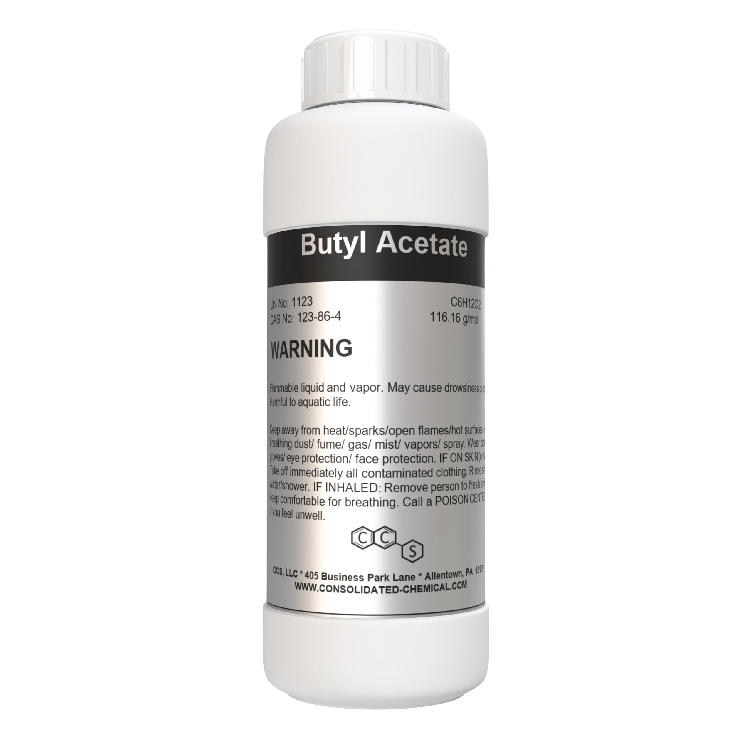 N-Butyl Acetate | Purity: ?99%. New Tamper-Evident Sealed Bottles | Solvent for Paints, Lacquers, Varnishes, Resins, Gums, Vegetable Oils - Tamper-Evident Sealed New Bottles (500mL (16 Fl Oz))