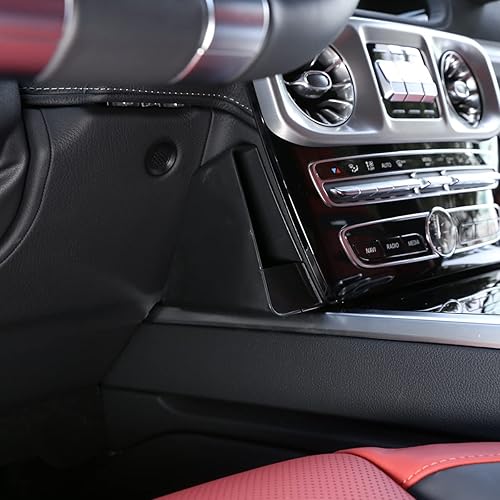 Miniatura 4 de YIWANG Caja de almacenamiento con agarre de copiloto ABS para Mercedes Benz Clase G AMG Wagon Cross Country SUV W463 G350 G400 G500 G55 G63 G65