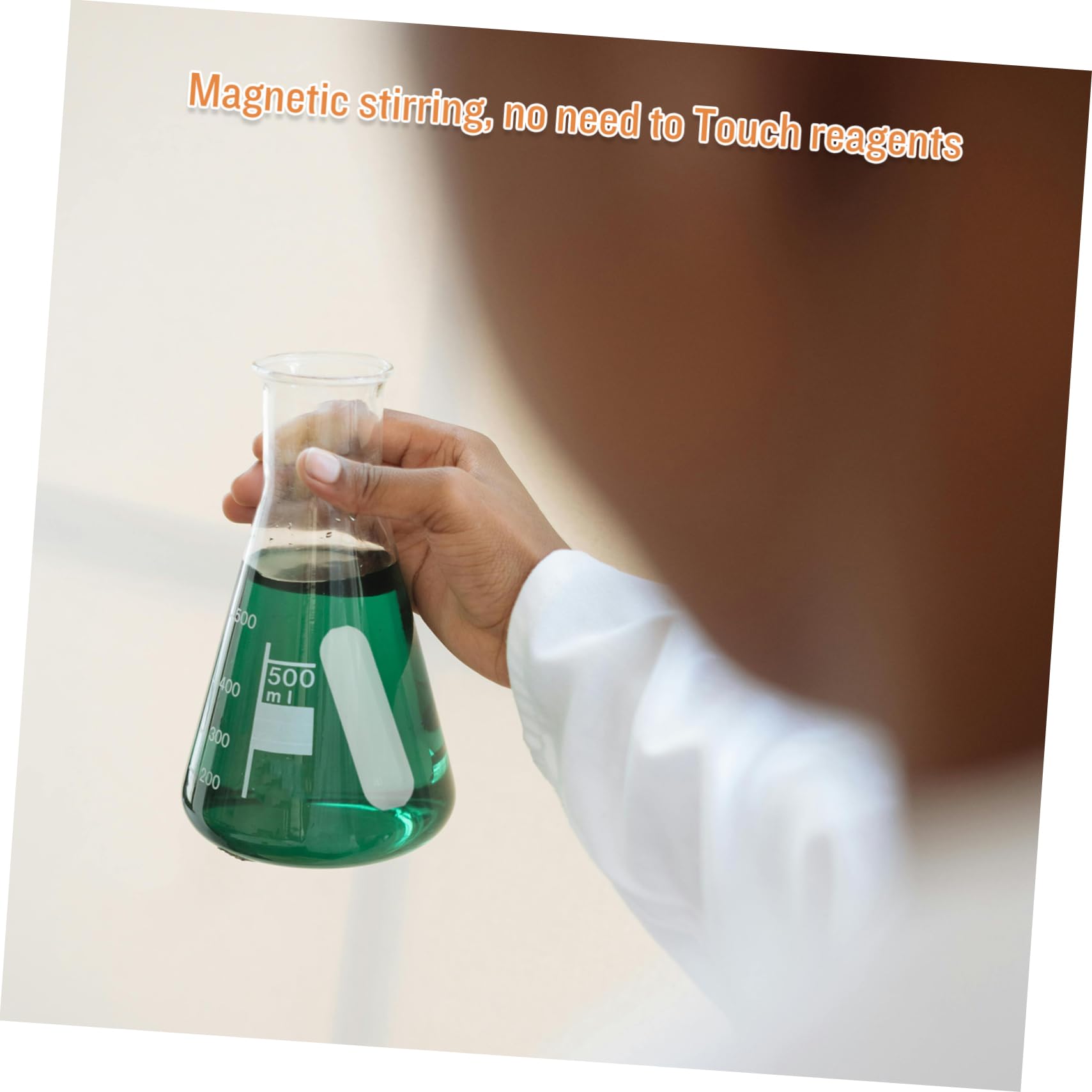 ULTECHNOVO 5juegos Barra De Agitación Magnética Cilíndrica Pequeña Para Laboratorio Resistente y Duradera Para Experimentos Químicos Alta Capacidad De Carga No Deforma Ni Rompe