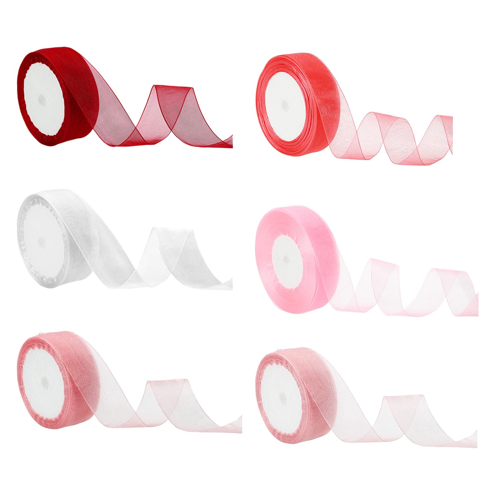 PATIKIL 25 Yd Sheer Organza Ribbon